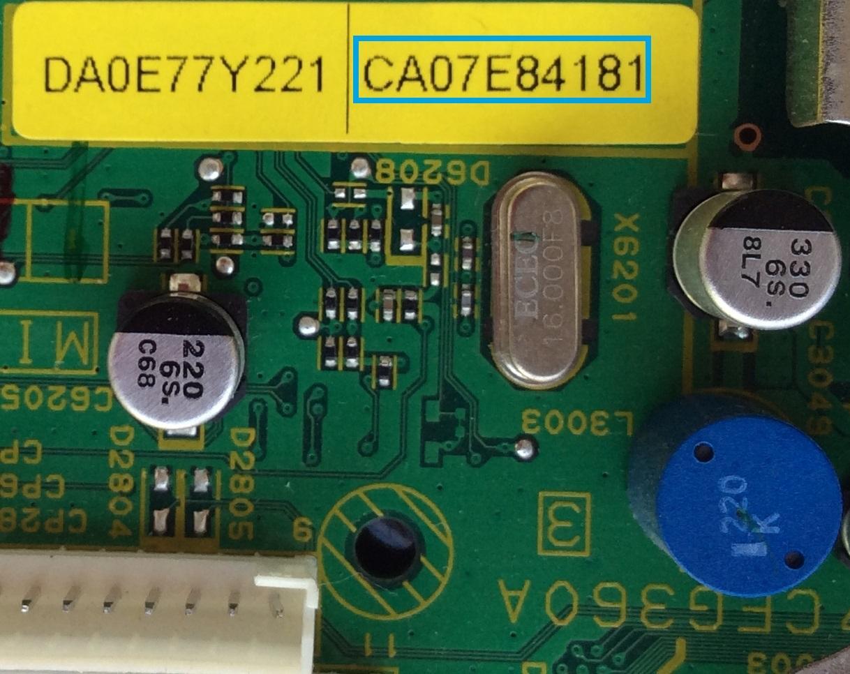 MAIN / TOSHIBA CA07E84181 / DA0E77Y221 / CEG360A / MODELO 22LV505	 - Imagen 2