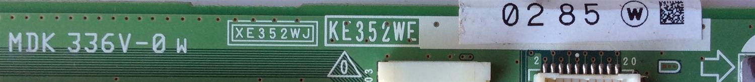 MAIN / SHARP DUNTKE352FM02 / KE352WE / MODELO LC-19SB15U / PANEL LK185T3GW10	 - Imagen 2