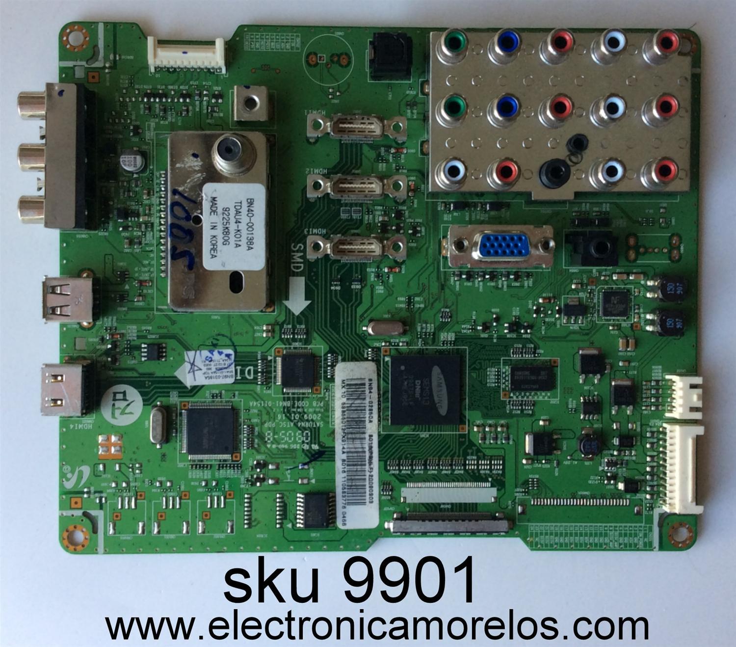 MAIN / SAMSUNG BN94-02850A / BN41-01154A / BN97-03185A / SUSTITUTA BN94-02643A / BN96-12142A / MODELO PN58B550T2FXZA / PANEL S58FH-YB03	