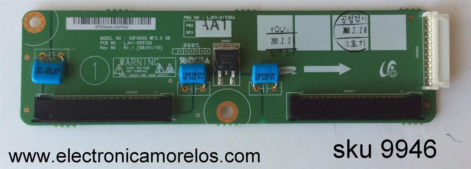 X-BUFFER / SAMSUNG BN96-08171A / LJ92-01536A / MODELO PH50KLFLBF/ZA 0001 / PANEL S50FH-YB01	