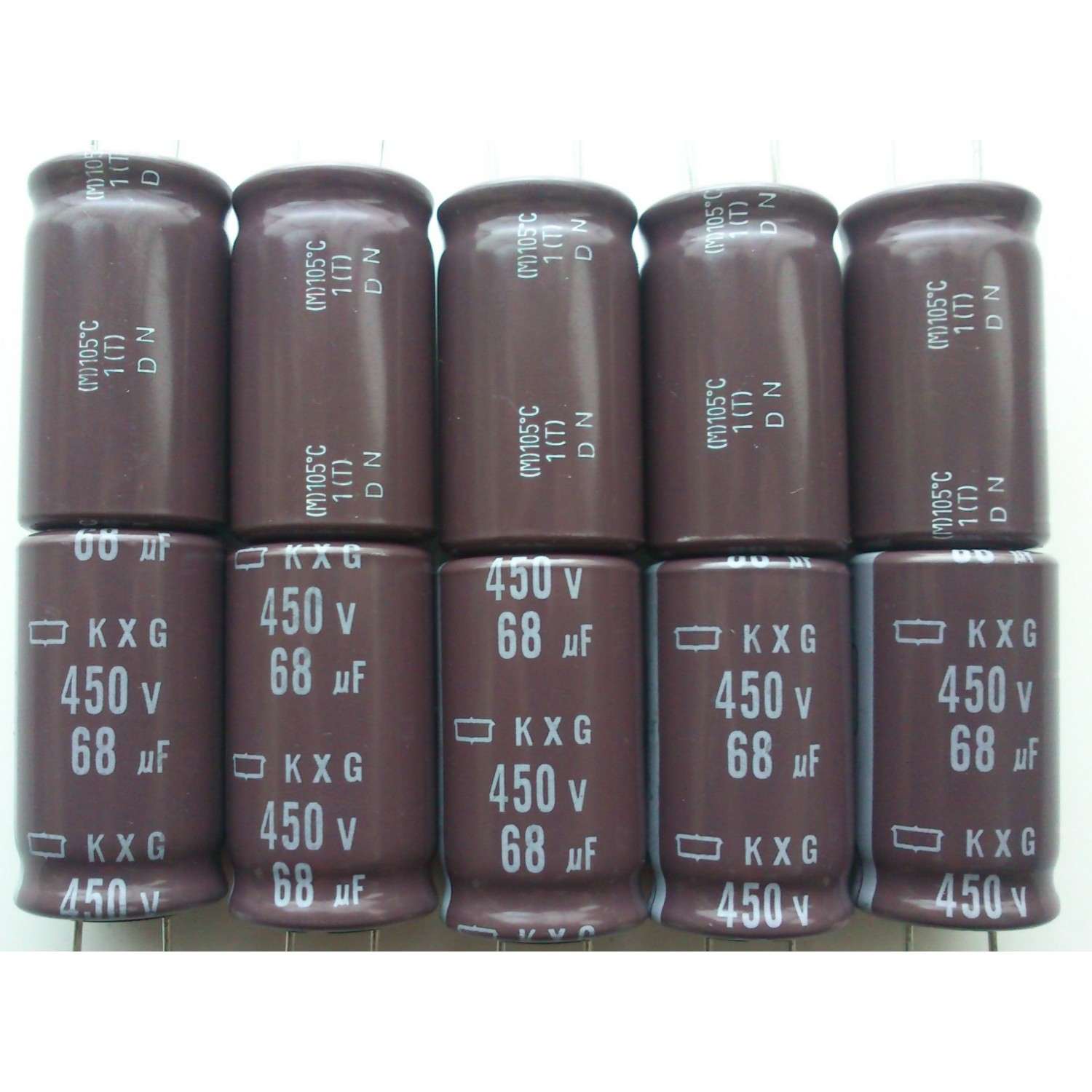 LOTE DE 10 PIEZAS DE FILTROS DE 450V / 68µf / 105℃	 - Imagen 2