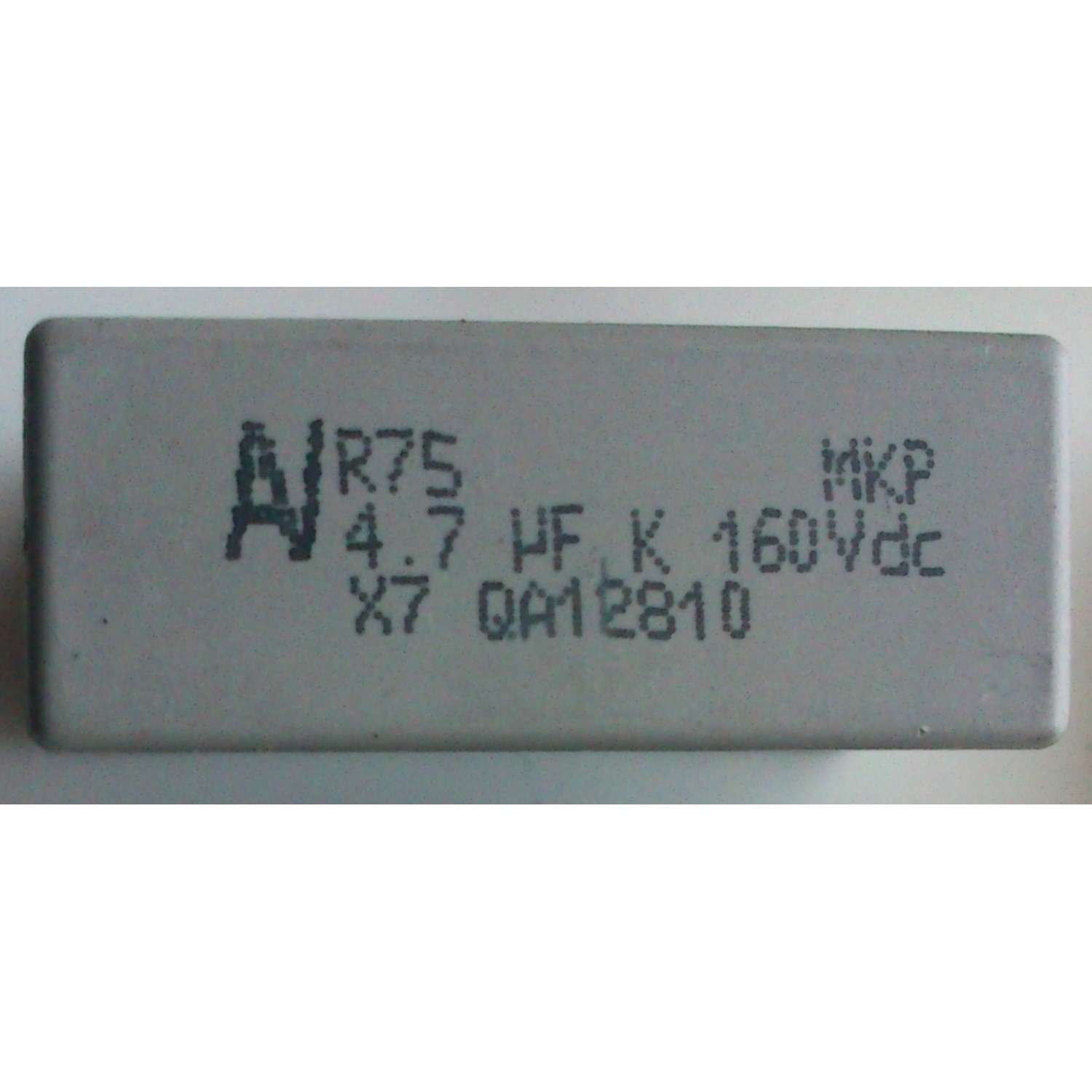 LOTE DE 5 PIEZAS DE CONDENSADORES 160V / 4.7µf	 - Imagen 2