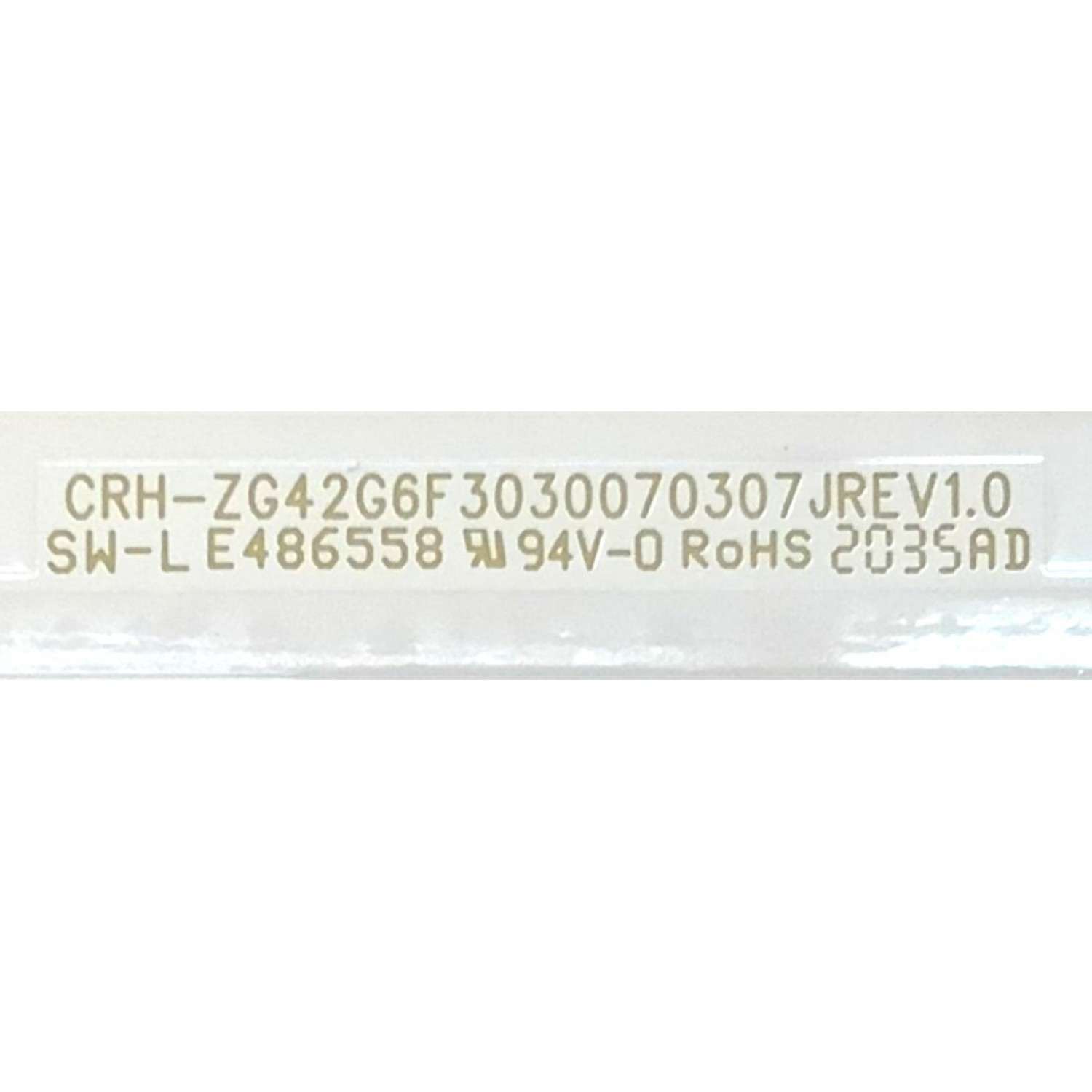KIT DE LED'S PARA TV WESTINGHOUSE (3 PIEZAS) NUMERO DE PARTE ZG42G6F3030070307J / CRH-ZG42G6F3030070307JREV1.0 / LB-C420-G6F-F-7-14-X9 / Y158-L08-JA-5 /  227062 / B201017A1J   42G6F / PANEL C420Y20-5C / MODELO WR42FX2002 - Imagen 2