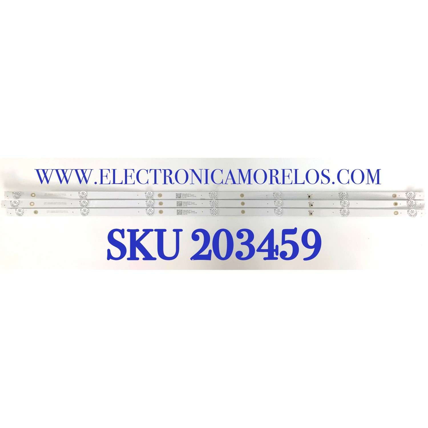 KIT DE LED'S PARA TV WESTINGHOUSE (3 PIEZAS) NUMERO DE PARTE ZG42G6F3030070307J / CRH-ZG42G6F3030070307JREV1.0 / LB-C420-G6F-F-7-14-X9 / Y158-L08-JA-5 /  227062 / B201017A1J   42G6F / PANEL C420Y20-5C / MODELO WR42FX2002
