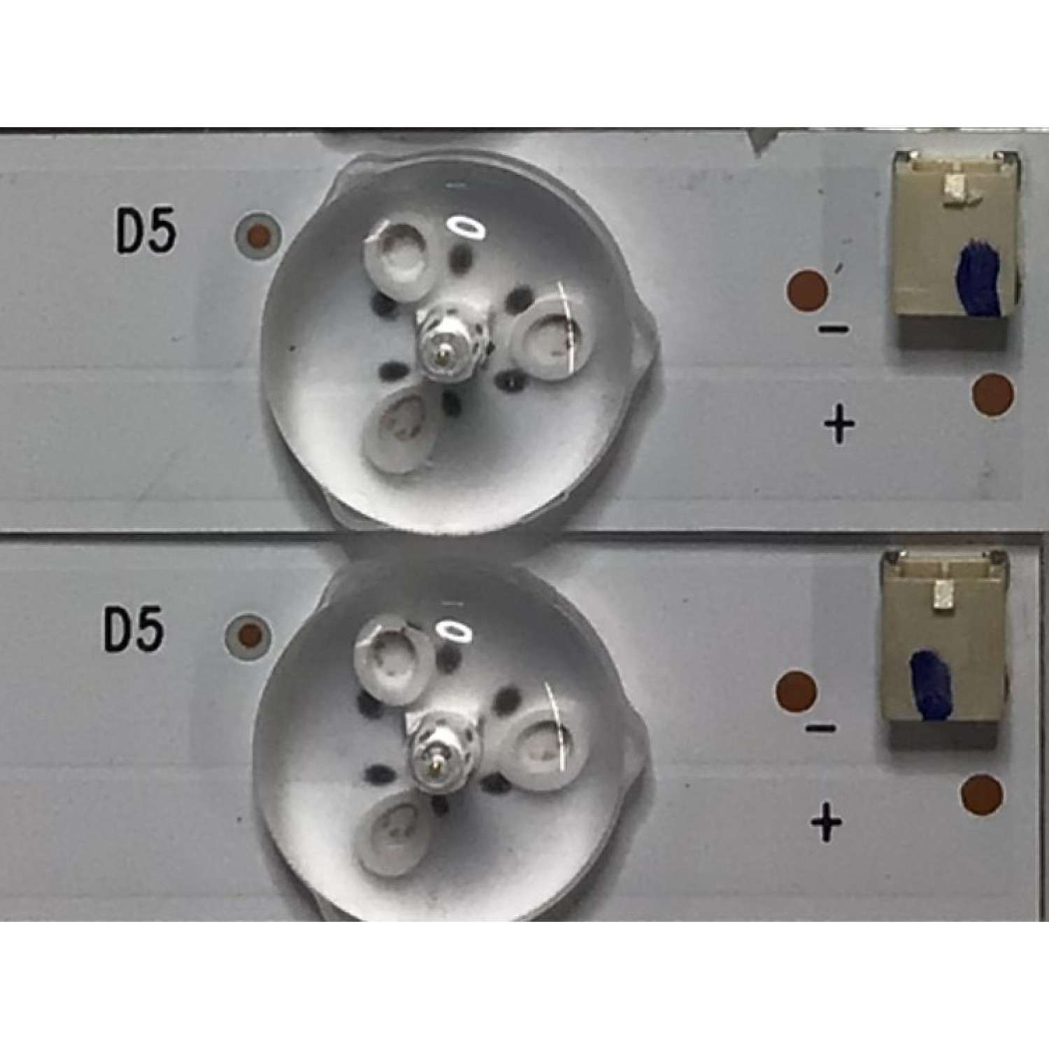 KIT DE LED'S PARA TV ONN (10 PIEZAS) / NUMERO DE PARTE CRH-ZG58D6C303005109AY / CRH-ZG58D6C303005109AYREV1.1 / LB-C580-D6C-U-P-5-17-X1 / Y174-L06-HA-2 / B200505A5P / 58D6C / 221248 / PANEL C580Y19D6 / MODELO 100018971 - Imagen 2
