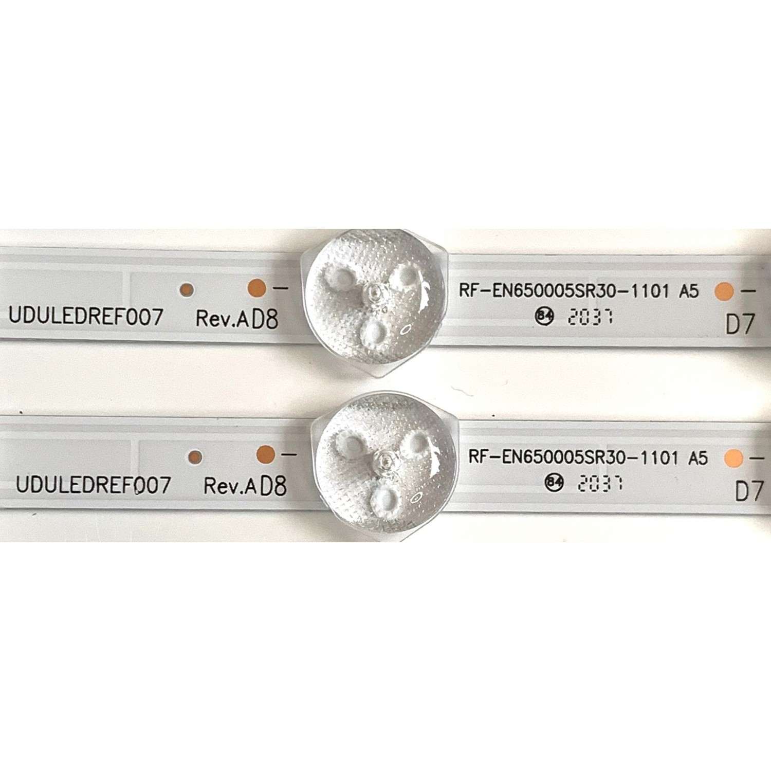 KIT DE LED'S PARA TV PHILIPS (6 PIEZAS) / NUMERO DE PARTE UDULEDREF007 / RF-EN650005SR30-1101  A5 / UDULEDREF007  REV.AD8 / 65W11S1P / R007 / 2631 / A96202 / PANEL HV650QUB-N9E / HV650QUB-N9D / MODELO 65PFL5604/F7 A - Imagen 5