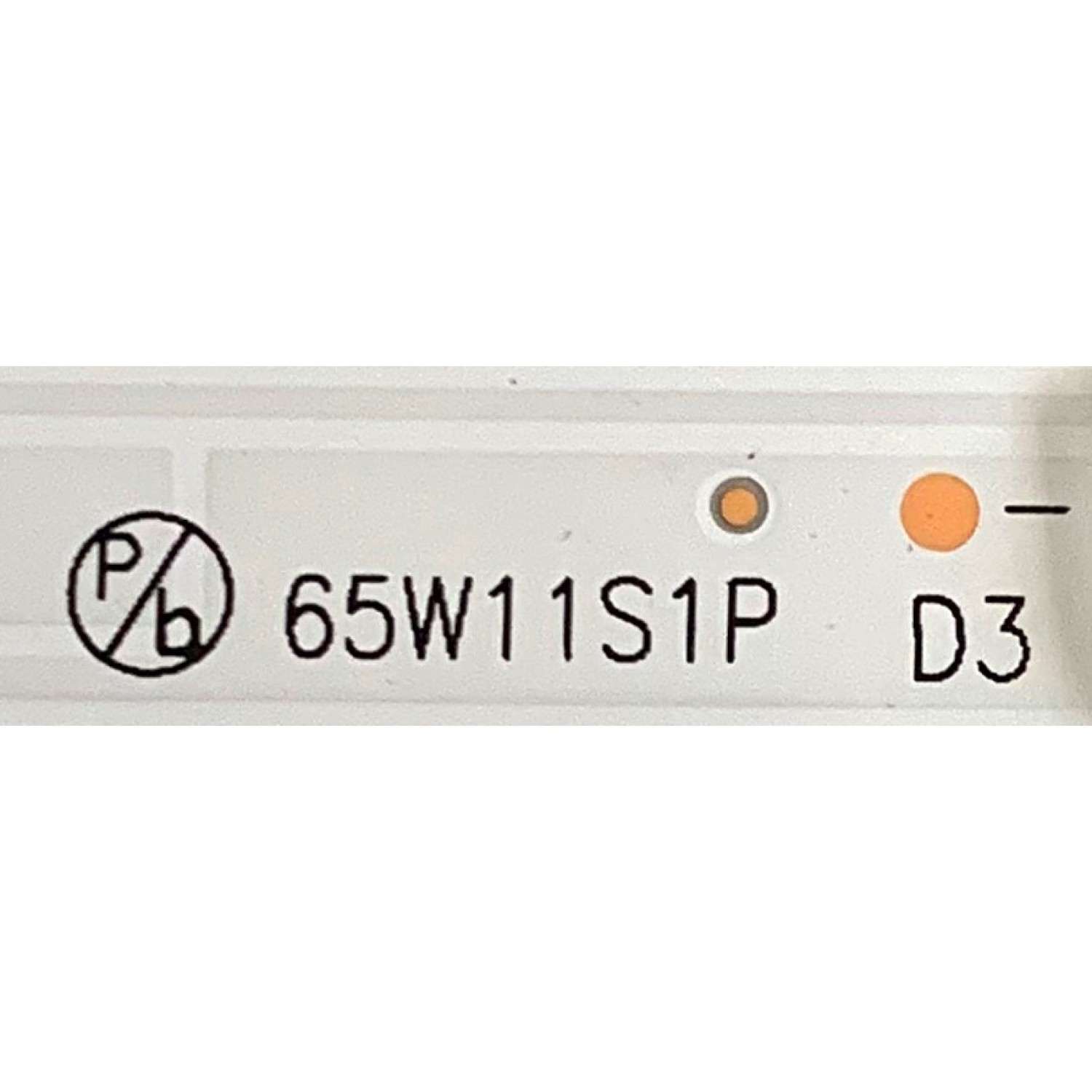 KIT DE LED'S PARA TV PHILIPS (6 PIEZAS) / NUMERO DE PARTE UDULEDREF007 / RF-EN650005SR30-1101  A5 / UDULEDREF007  REV.AD8 / 65W11S1P / R007 / 2631 / A96202 / PANEL HV650QUB-N9E / HV650QUB-N9D / MODELO 65PFL5604/F7 A - Imagen 2