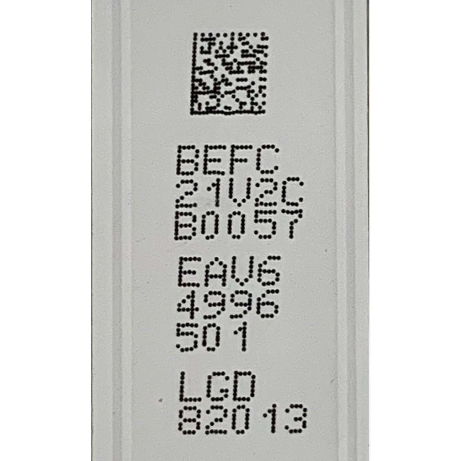 KIT DE LED'S PARA TV LG (12 PIEZAS)  EAV64996401 / EAV64996501 / Y19.5 TRIDENT 82UM75_A_S / Y19.5 TRIDENT 82UM75_B_S / Y19.5 TRIDENT 82UM75_A_REV00_191217 / PANEL'S HC820DQF-SLXR1-2142 / HC820DQF-SLXR1-2112 / MODELOS 82UN8570PUC / 82UN8570PUC.BUSWLJR - Imagen 3