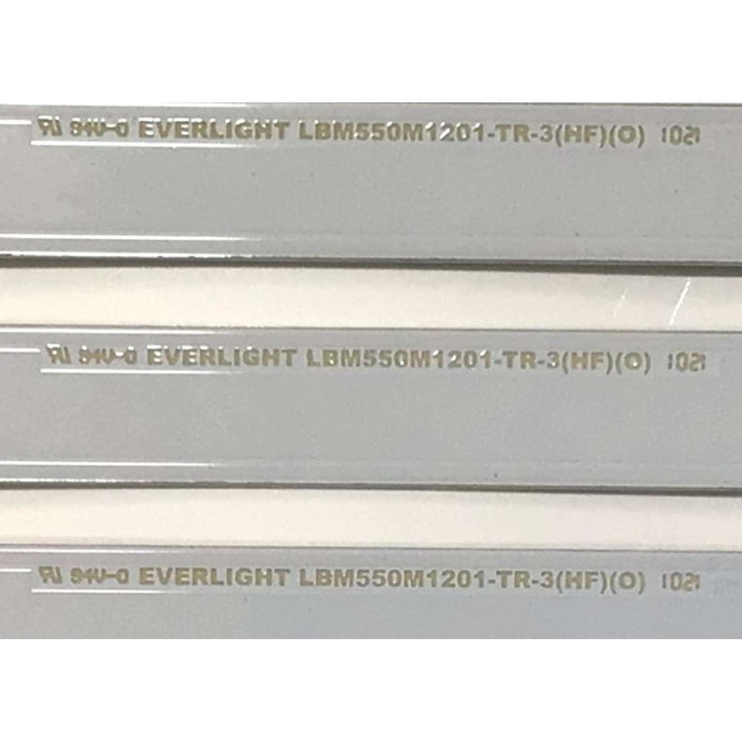 KIT DE LEDS PARA TV INSIGNIA ( 7 PZ ) / NUMERO DE PARTE LBM550M1201-TR-3 / LBM550M1201-TR-3(HF)(0) / PANEL TPT550WR-D093.L / MODELO NS-55F501NA22 / NS-55F501NA22 REV A / NS-55F501NA22 REV B - Imagen 4