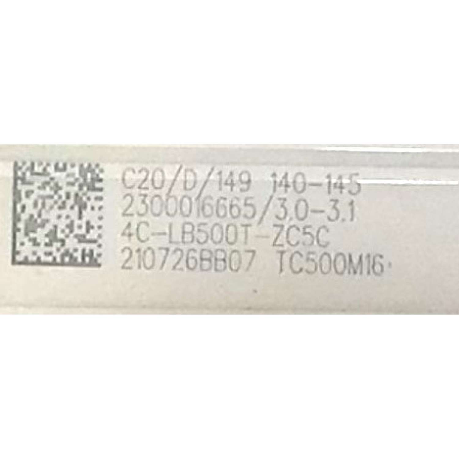 KIT DE LED'S PARA TV LG (3 PIEZAS) / NUMERO DE PARTE TCL50D11-ZC62AG-03 / 303TC500036 / TC500M16 / E78030 / 4C-LB500T-ZC5C / 210508AC08 / 2300016255 / PANEL LVU500LGDX / LVU500CGDX / DISPLAY LC500DQC(SP)(A1) / MODELO 50UP7000PUA / 50UP7000PUA.CUSYLH - Imagen 3