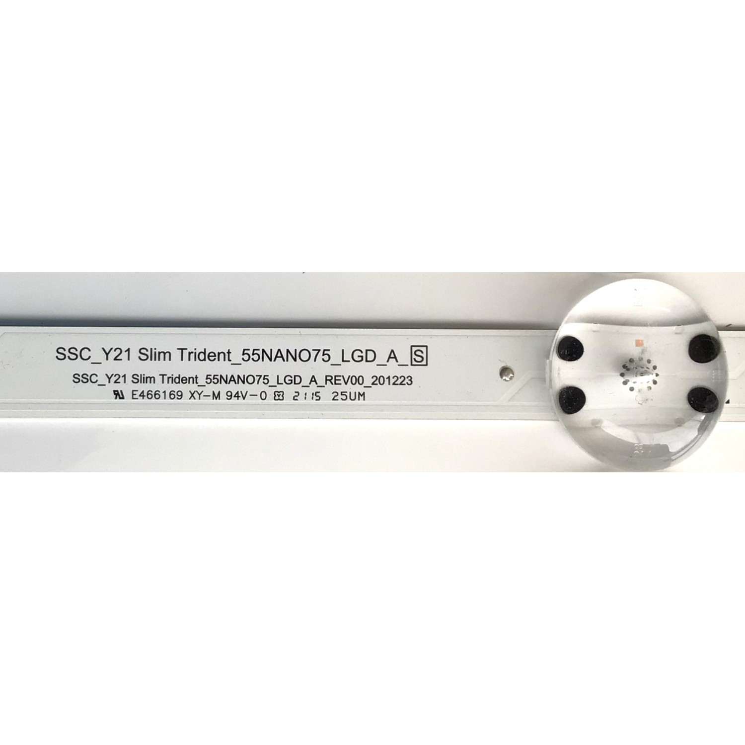 KIT DE LEDS PARA TV LG ( 7 PZ ) / NUMERO DE PARTE EAV65019901 / 55NANO75 / 201223 / E466169 / PANEL NC550TQG-AAKP1 / MODELO 55NANO75UPA / 55NAN075UPA / 55NANO75UPA BUSYLJM / 55NAN075UPA BUSYLJM - Imagen 3