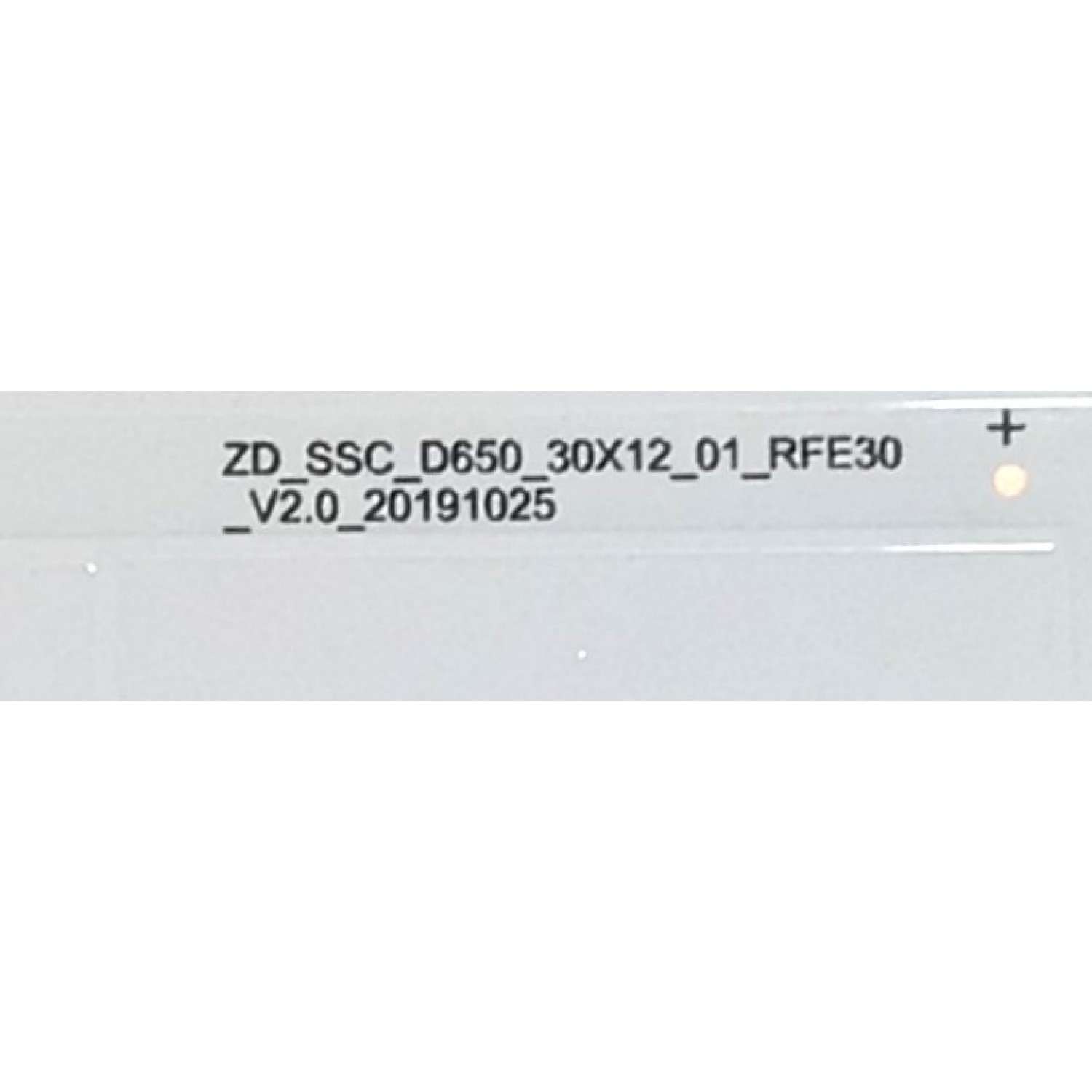 KIT DE LED'S PARA TV HISENSE (30 PIEZAS) / NUMERO DE PARTE SVH650AG8 / HD650X6U51-TA3 / 2019102501 / E466169 / 2019102501/ PANEL HD650XSU5\S0\FJ\GM\ROH / MODELO 65H9G - Imagen 2