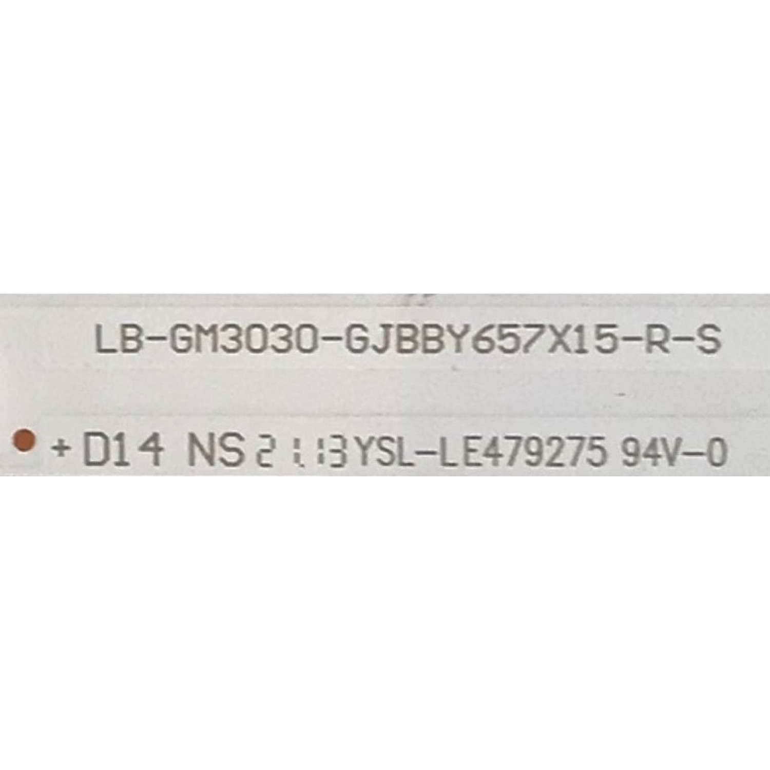 KIT DE LEDS PARA TV INSIGNIA ( 14 PZ ) / NUMERO DE PARTE LB-GM3030-GJBBY657X15 / LB-GM3030-GJBBY657X15-R-S / LB-GM3030-GJBBY657X15-L-S / PANEL TPT650WR-QVN07.U / MODELO NS-65F501NA22 / NS-65F501NA22 REV A - Imagen 7