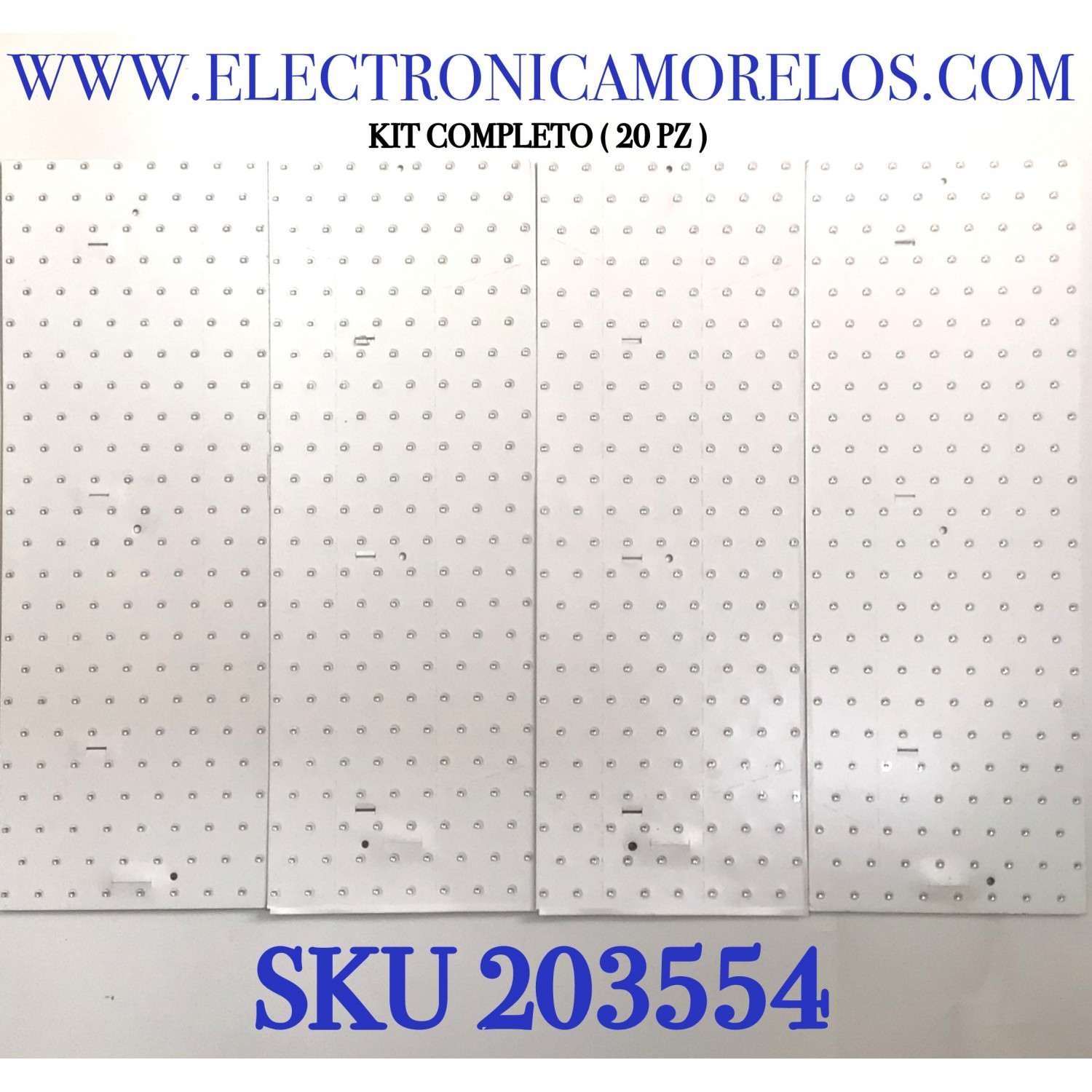 KIT DE LEDS ORIGINAL PARA TV TCL 20 PIEZAS / NUMERO DE PARTE 4C-LB75J2 / 75HR231MJ2B0 V2 / 75HR231MJ2A0 V2 / 75HR231MJ2C0 V2 / 75HR231MJ2D0 V3 / 4C-LB75J2-HR07F / 4C-LB75J2-HR08F / 75R63 / M80DQ9-D-K / M80CQ9C / PANEL LVU750NDHL / MODELO 75R635 / 75R635