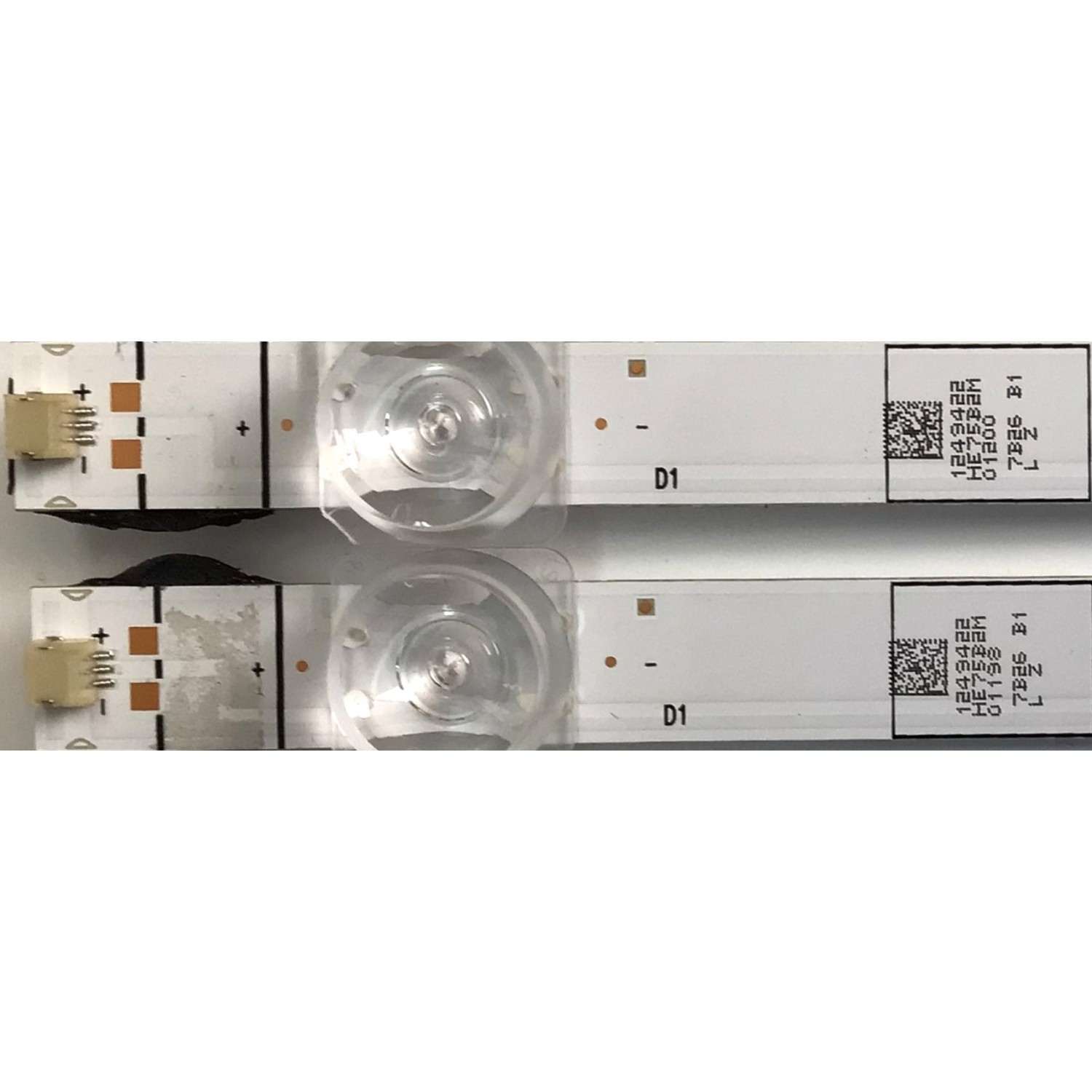 KIT DE LED'S PARA TV HISENSE ((12 PIEZAS)) / NUMERO DE PARTE LB7502J V0 / LB7502J / HD750Y1U71-TAL2+2020102201 / 1249422 / PANEL HD750Y1U72-T0L2 / DISPLAY HV750QUB-F91 / MODELOS 75A6G / 75A6H / 75A65H / 75A65K / 75R6E4 / 75R6030 / 75R6030G / 75C350KU - Imagen 3