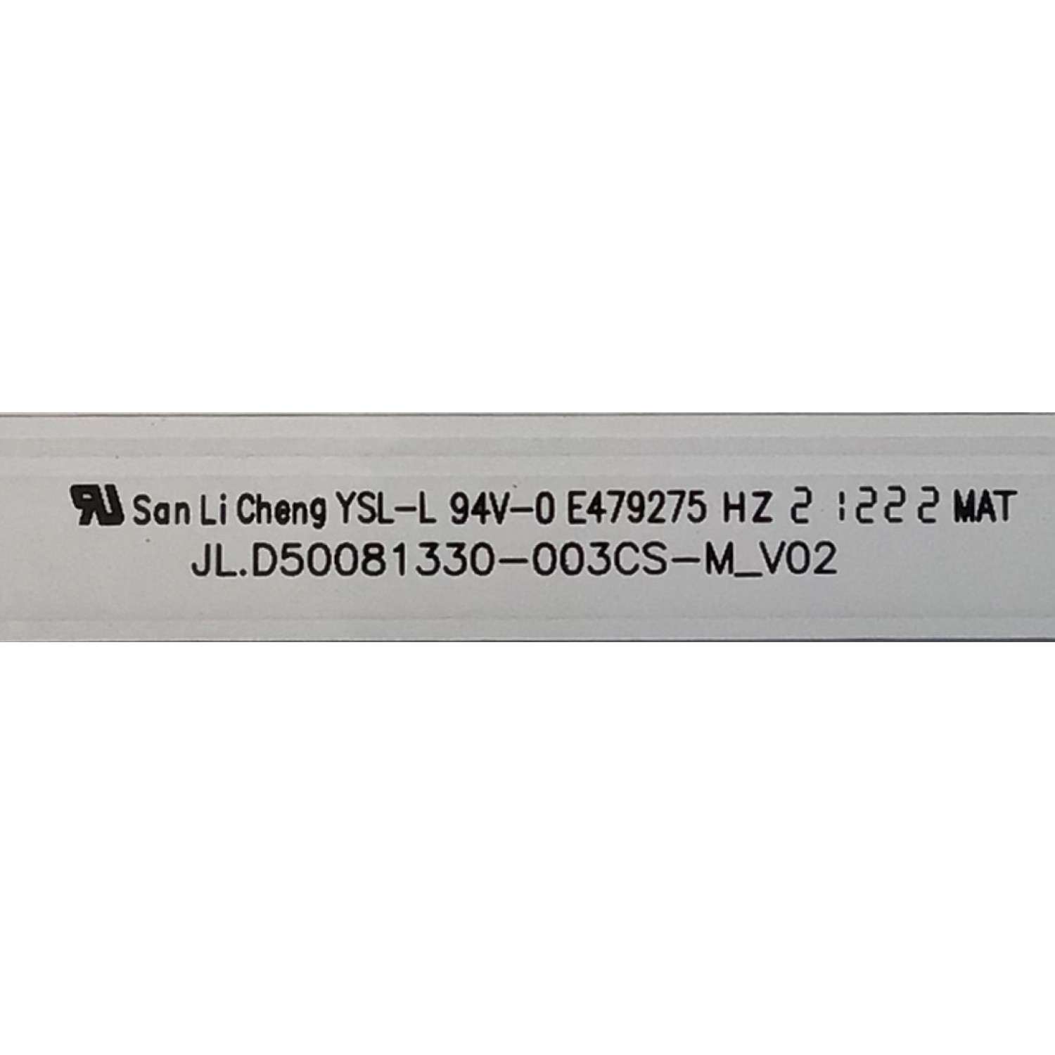 KIT DE LEDS PARA TV HISENSE ( 4 PZ ) / NUMERO DE PARTE JL.D50081330-003CS-M / JL.D50081330-003CS-M_V02 / HD500Y1U61-T0L6+2021041501 / E479275 / 1258745 / D210806 / PANEL HD500Y1U61-T0L6\GM\CKD3A\ROH / MODELO 50R7G5 - Imagen 5
