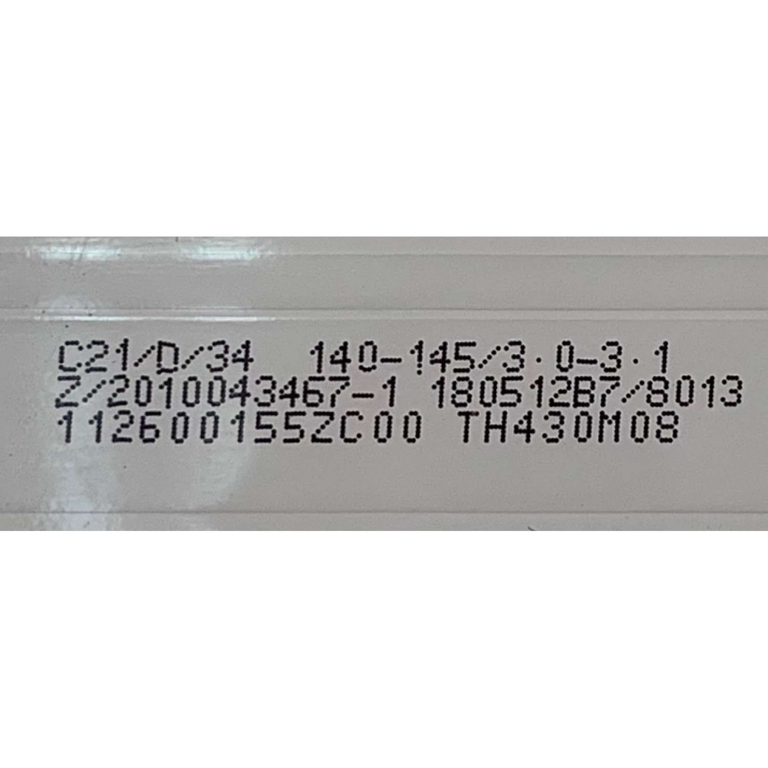 KIT DE LEDS PARA TV WESTINGHOUSE ( 3 PZ ) / NUMERO DE PARTE 303TH430038 / TFMT43D08-ZC23AG-04 / E469119 / 112600155ZC00 / MODELOS WD43UB4530 / WG43UX4100 / WE43UB4530 - Imagen 3