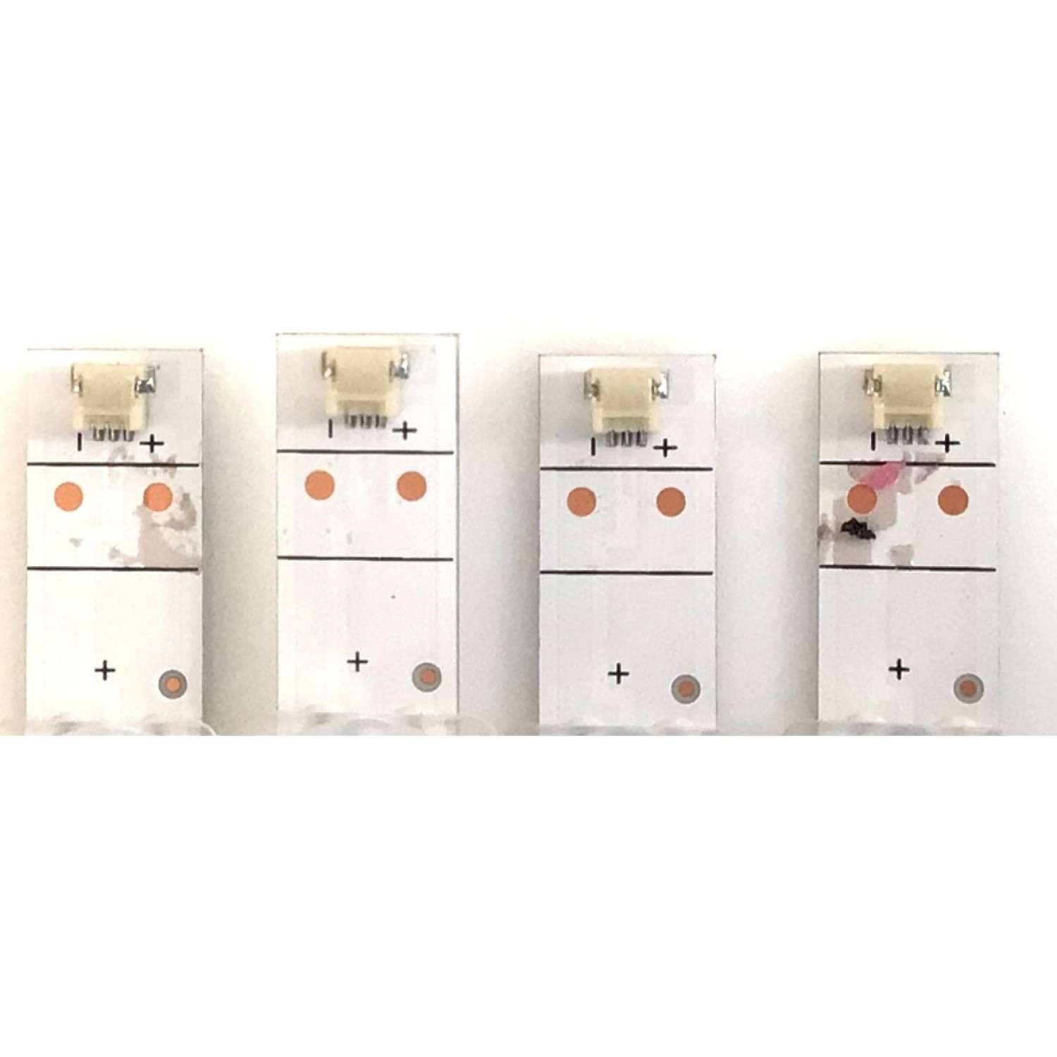 KIT DE LEDS PARA TV HISENSE ORIGINAL 4 PIEZAS / NUMERO DE PARTE SVH500AH2 / BXBT50Y13030080409F / BD500Y1U-LB51L2+2021021901+SVH500AH2 / 24647900 / CRH-BXBT50Y13030080409FREV1.1 / PANEL'S HD500Y1U51-T0L2/MX\GM\CKD3A\ROH / MODELOS 50A6G / 50C350KU - Imagen 4