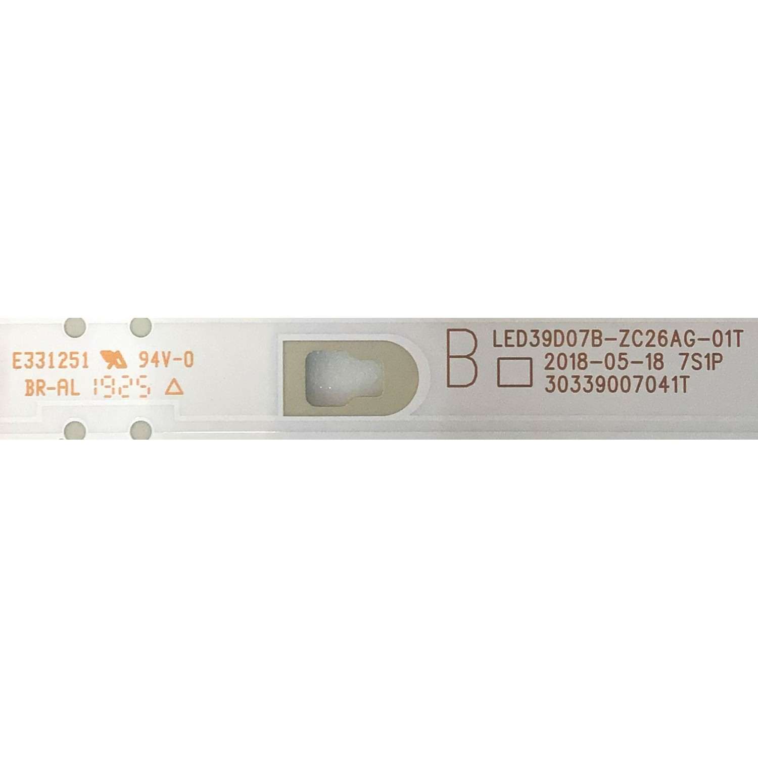 KIT DE LED'S PARA TV WESTINGHOUSE ( 3 PZ ) / NUMERO DE PARTE 30339007040T / 30339007041T / LED39D07B-ZC26AG-01T / LED39D07A-ZC26AG-01T / E331251 / PANEL V400HJ6-PE1 / MODELOS WR40FX2019 / 40C311 - Imagen 4