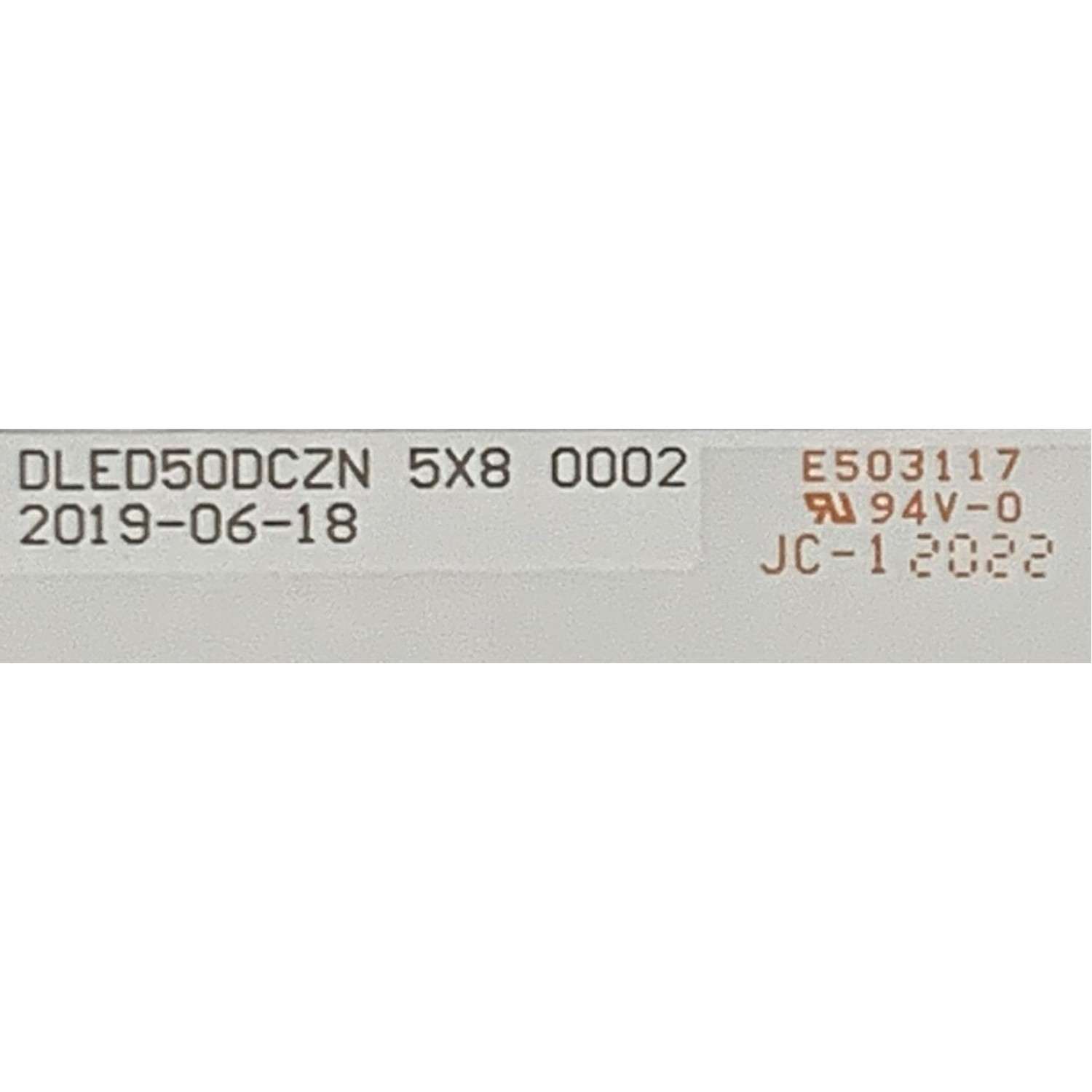KIT DE LED'S PARA TV SCEPTRE ( 5 PZ ) / NUMERO DE PARTE DLED50DCZN / DLED50DCZN 5X8 0002 / DCCG20200516065 / DCCK202005-035 / PANEL DXCV500U2-T01-V01 / DXCV500U1-L01 / MODELO W50 / W50 U515CV-UMR - Imagen 3