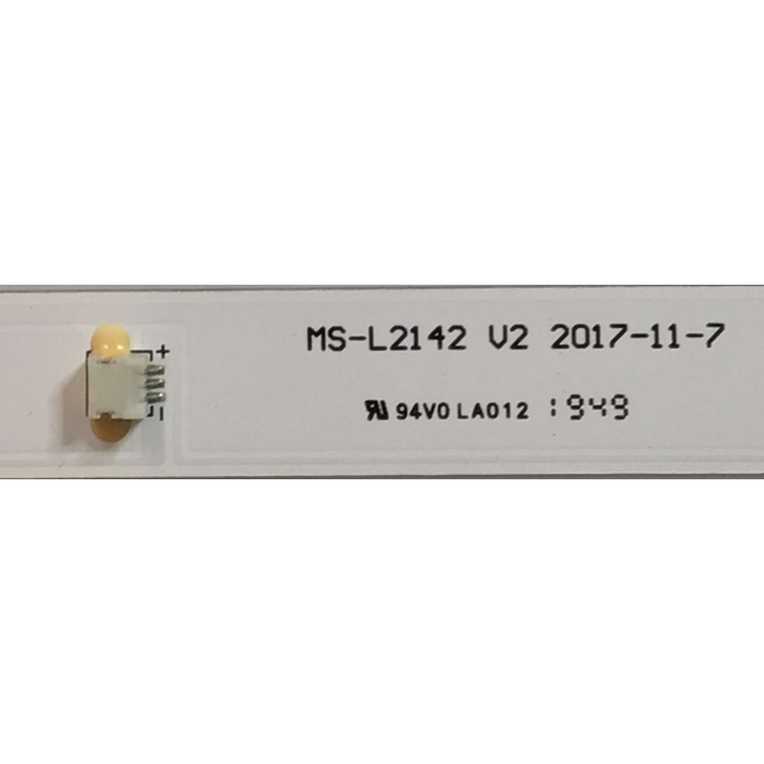 KIT DE LED'S PARA TV SCEPTRE ( 12 PZ ) / NUMERO DE PARTE MS-L2142 / MS-L2142-V2 2017-11-7 / 1.17.01.0000021-000 / MODELO N65 / N65 HJTV83AC / N65 D8TV83AC / N65 QGTV83AC - Imagen 3
