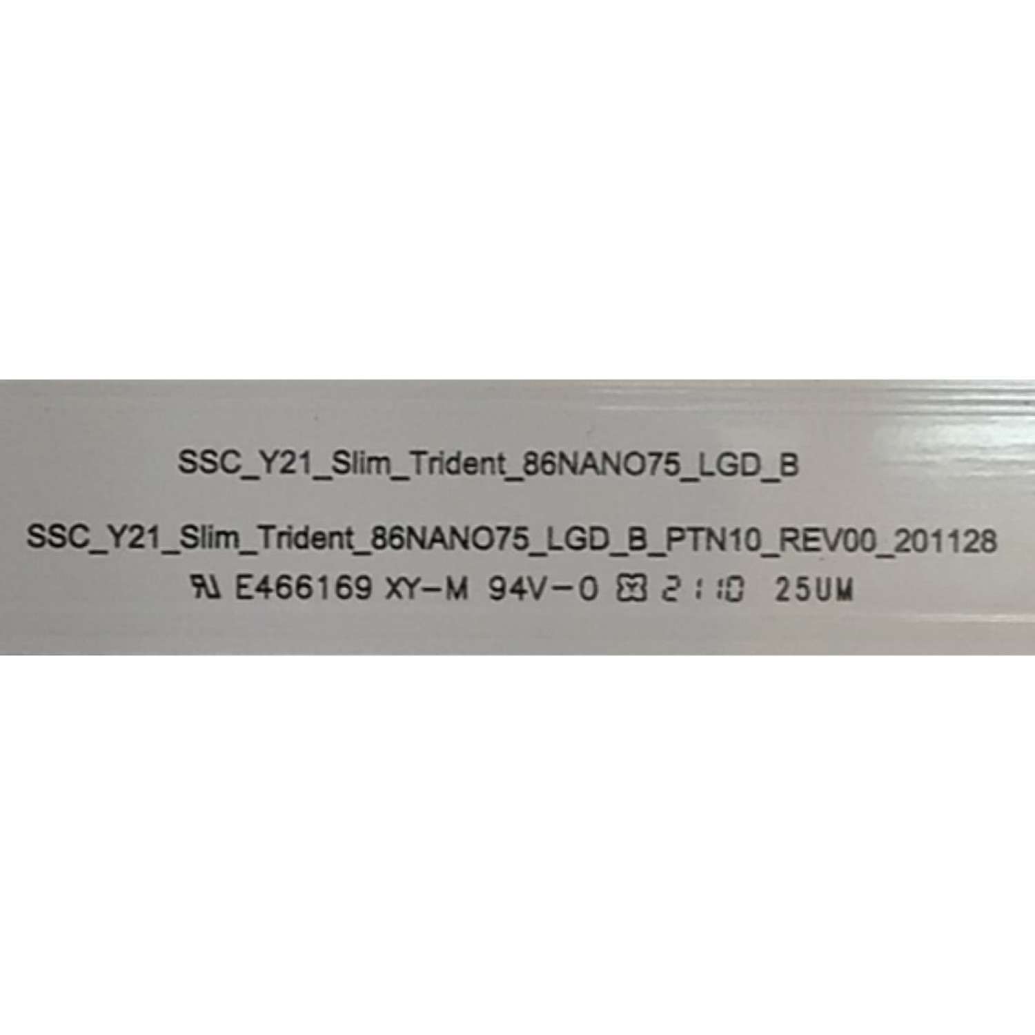 KIT DE LED'S PARA TV LG ( 22 PZ ) / NUMERO DE PARTE EAV65016901 / EAV65017001 / 86NANO75 / E466169 / PANEL NC860TQF-AAKP1 / MODELO 86NANO75UPA / 86NAN075UPA / 86NANO75UPA.BUSYLKR / 86NAN075UPA.BUSYLKR - Imagen 7