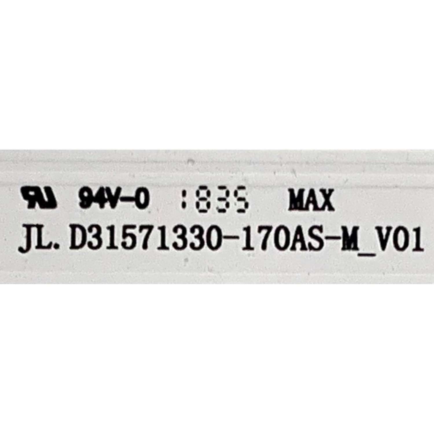 KIT DE LED'S PARA TV POLAROID ( 2 PZ ) / NUMERO DE PARTE JL.D31571330-170AS-M / JL.D31571330-170AS-M_V01 / 19AF432 / MODELO 32T2H B - Imagen 4