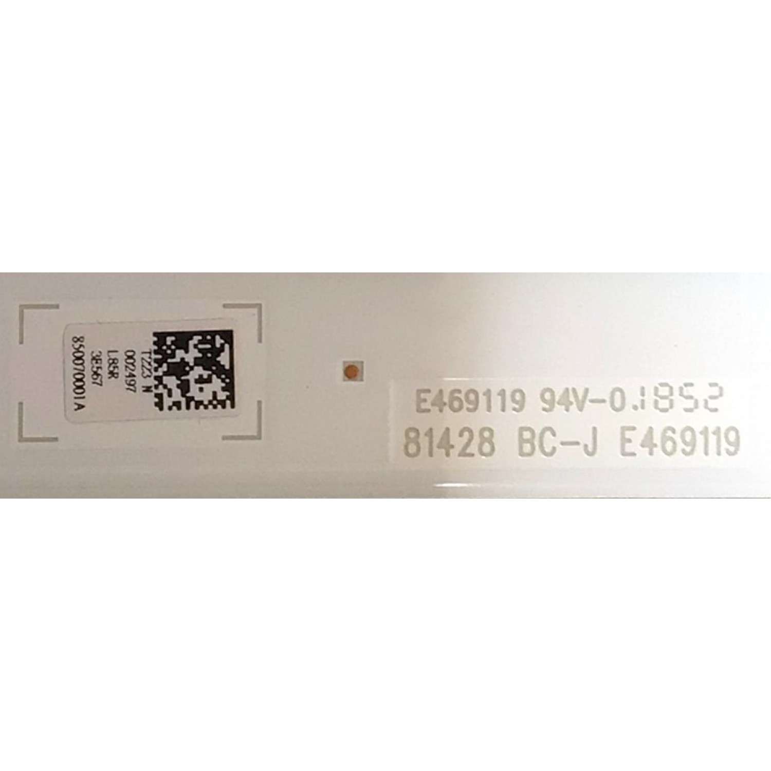 KIT DE LED'S PARA TV SONY ( 13 PZ ) - INCOMPLETO - / NUMERO DE PARTE LB85007 V0_01 / LB85007 V1_01 / 81428 / E469119 / 850070000A / 850070001A / PANEL YD9F085CNU01 / MODELO XBR-85X850G - Imagen 4