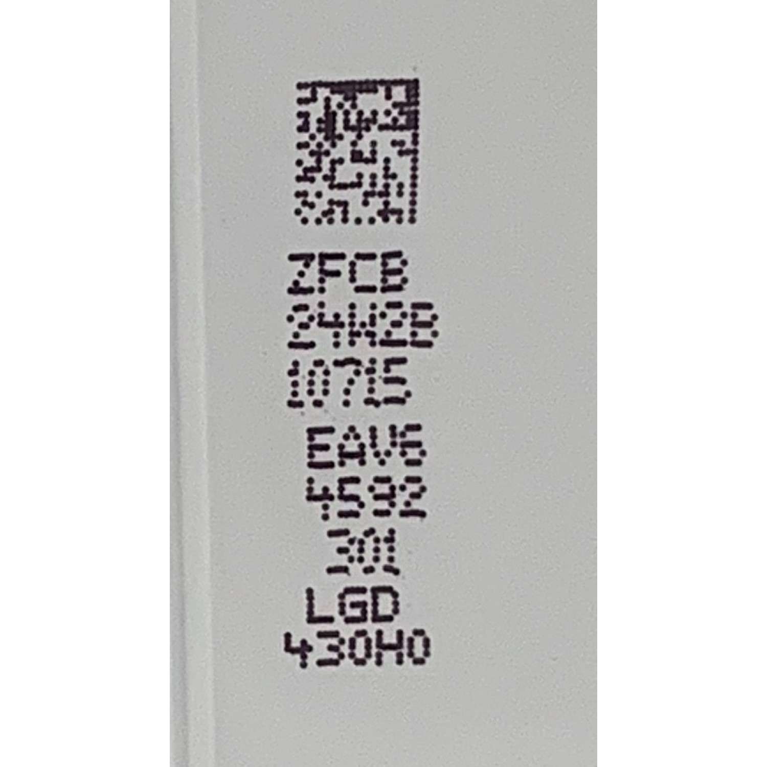 KIT DE LED'S PARA TV LG ( 3 PZ ) / NUMERO DE PARTE EAV64592301 / E469119 / SSC_Y19_43LM63 / 181029 / MODELO 43LM6300PLA - Imagen 3
