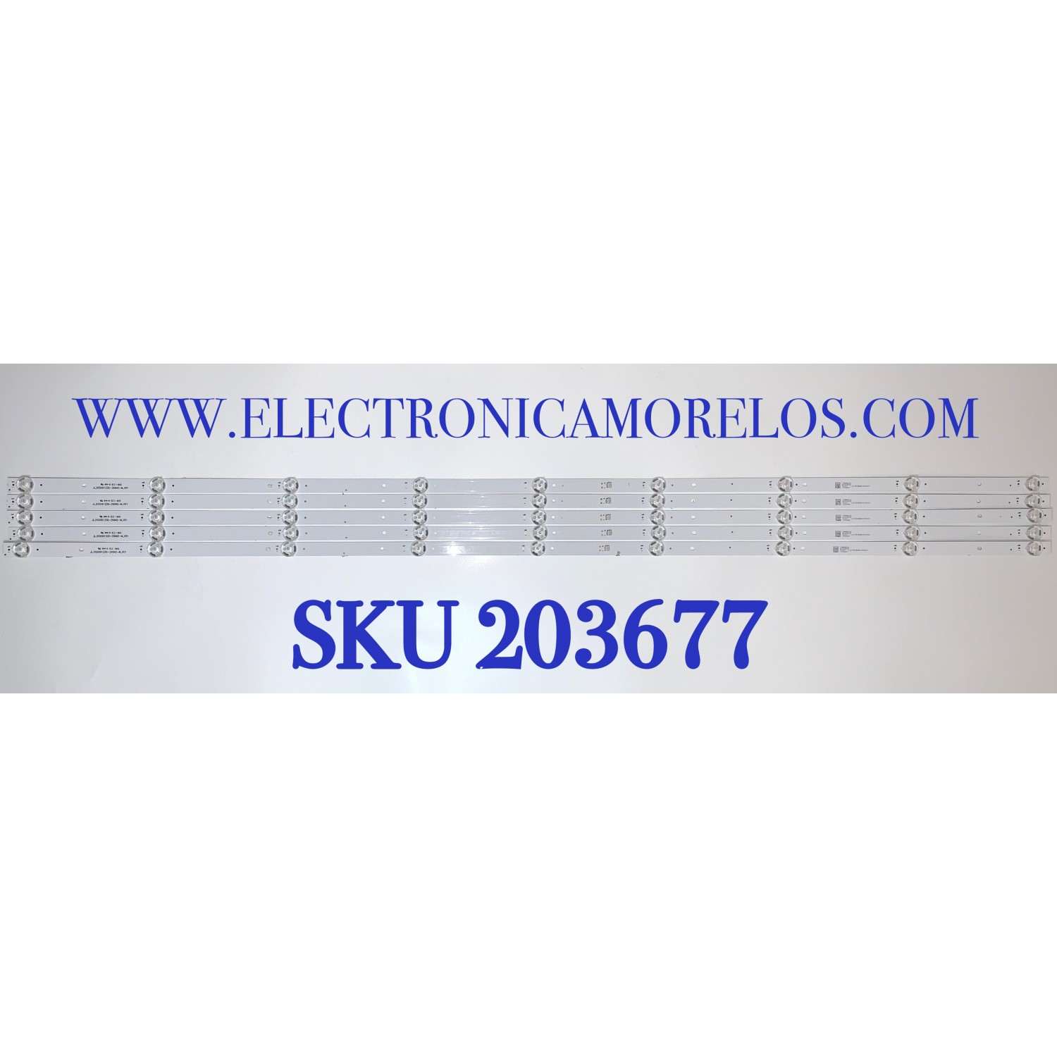KIT DE LED'S PARA TV RCA ( 4 PZ ) / NUMERO DE PARTE JL.D55091330-296AS-M_V01 / 19AG630 / MODELO RTRU5527-US / RTRU5528-CA / E4SJ5518RKU