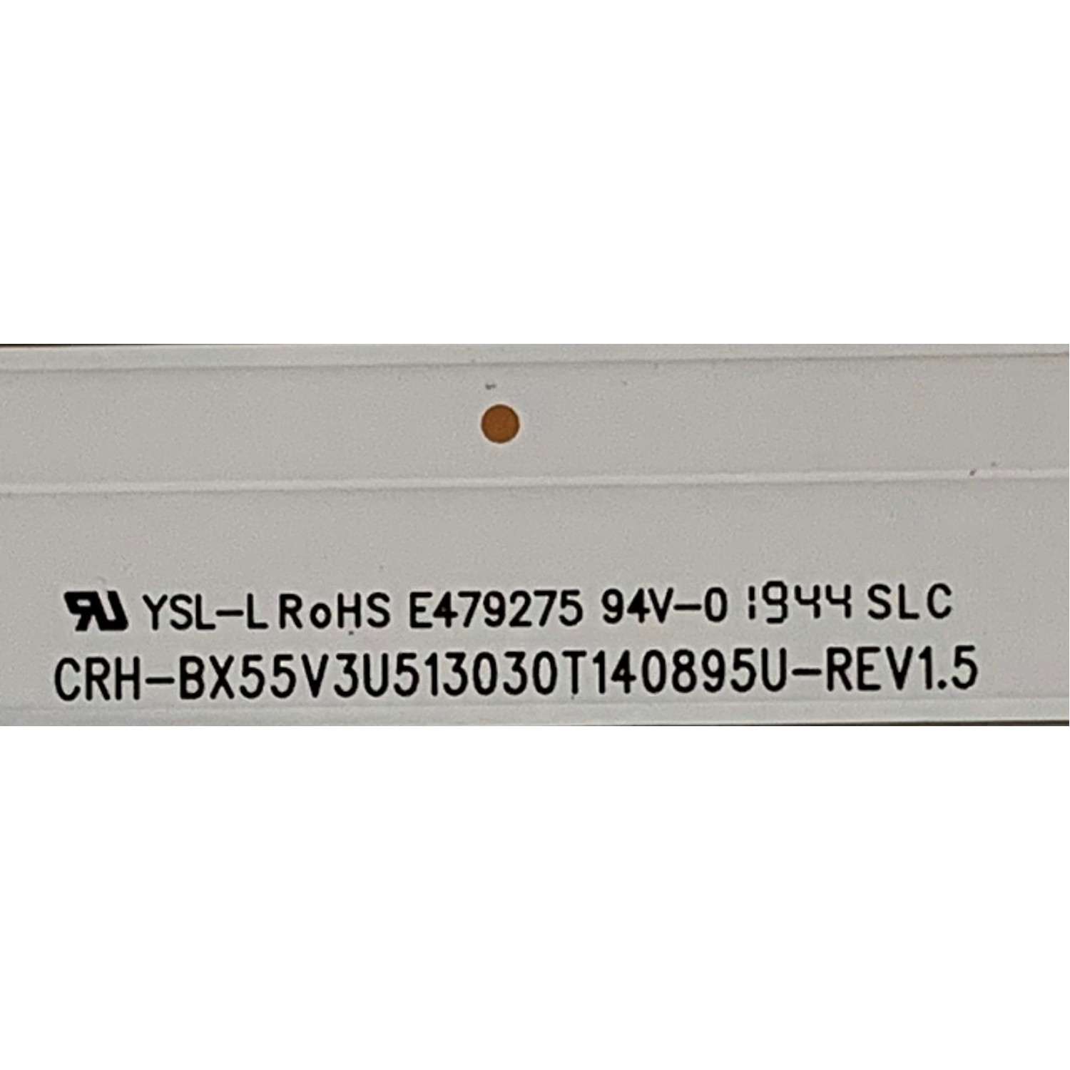 KIT DE LEDS PARA TV HISENSE ORIGINAL 8 PIEZAS / NUMERO DE PARTE CRH-BX55V3U513030T140895U / HD550V3U51-TAL3 / 2019053001 / SVH550F05 / E479275 / PANEL HD550V3U51-TAL3\S0\FJ\GM\ROH / MODELO 55H8E - Imagen 2