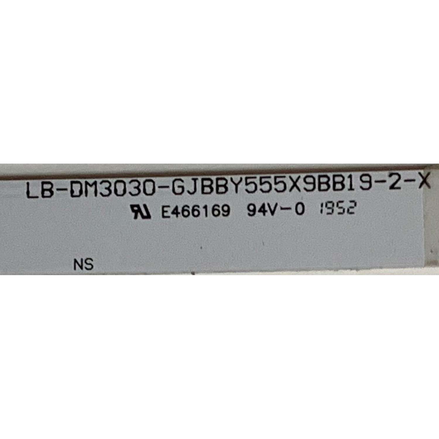 KIT DE LED'S PARA TV INSIGNIA ( 5 PZ ) / NUMERO DE PARTE LB-DM3030-GJBBY555X9BB19-2-X / 210BZ09D0B33LBM0BX / 55BB19-1 / E466169 / PANEL TPT550U2-D132.L  - Imagen 2