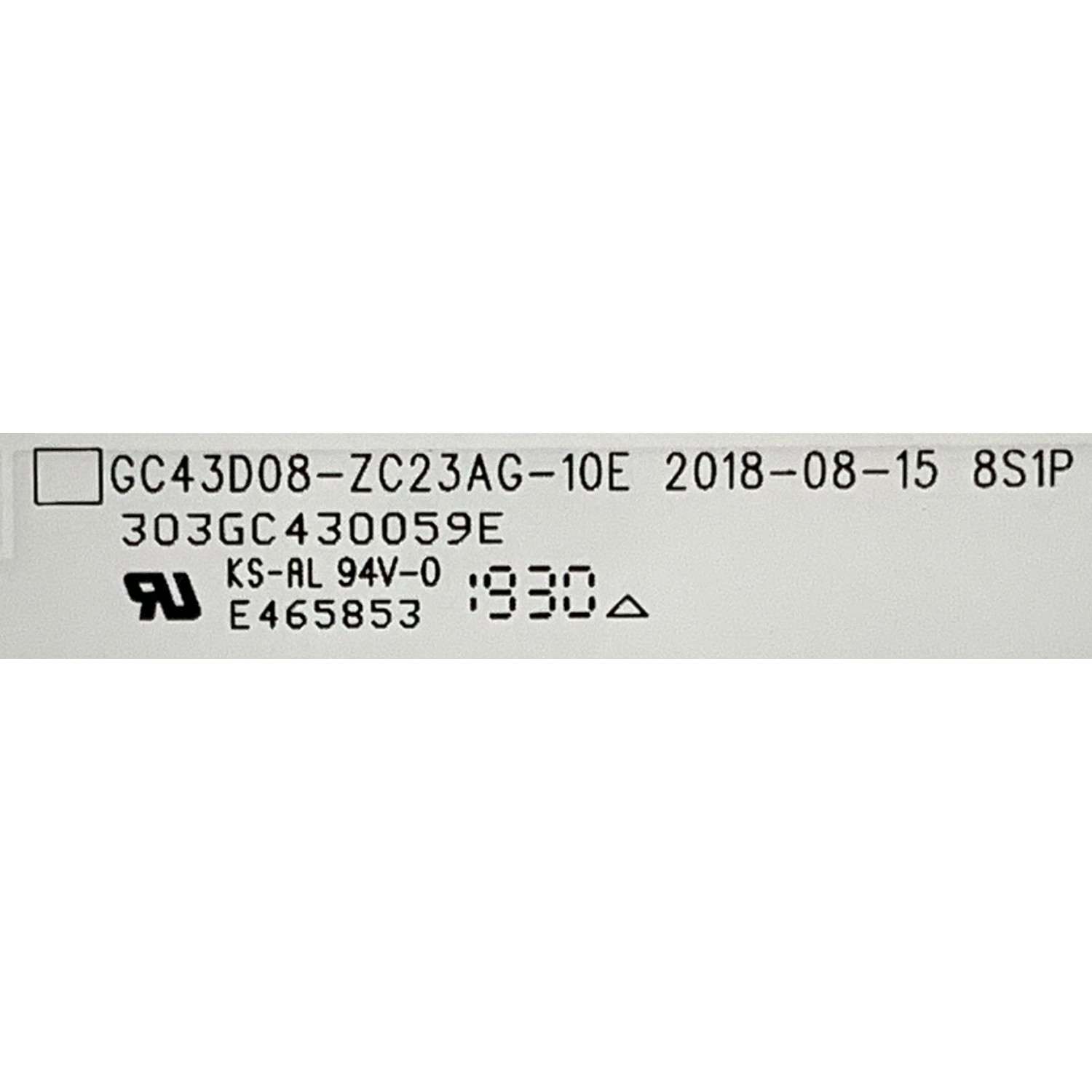 KIT DE LED'S PARA TV ACER ( 3 PZ ) / NUMERO DE PARTE 303GC430059E / GC43D08-ZC23AG-10E / E465853 / GC430M23 / PANEL BOEI430WQ1_H / MODELO DM431K - Imagen 2