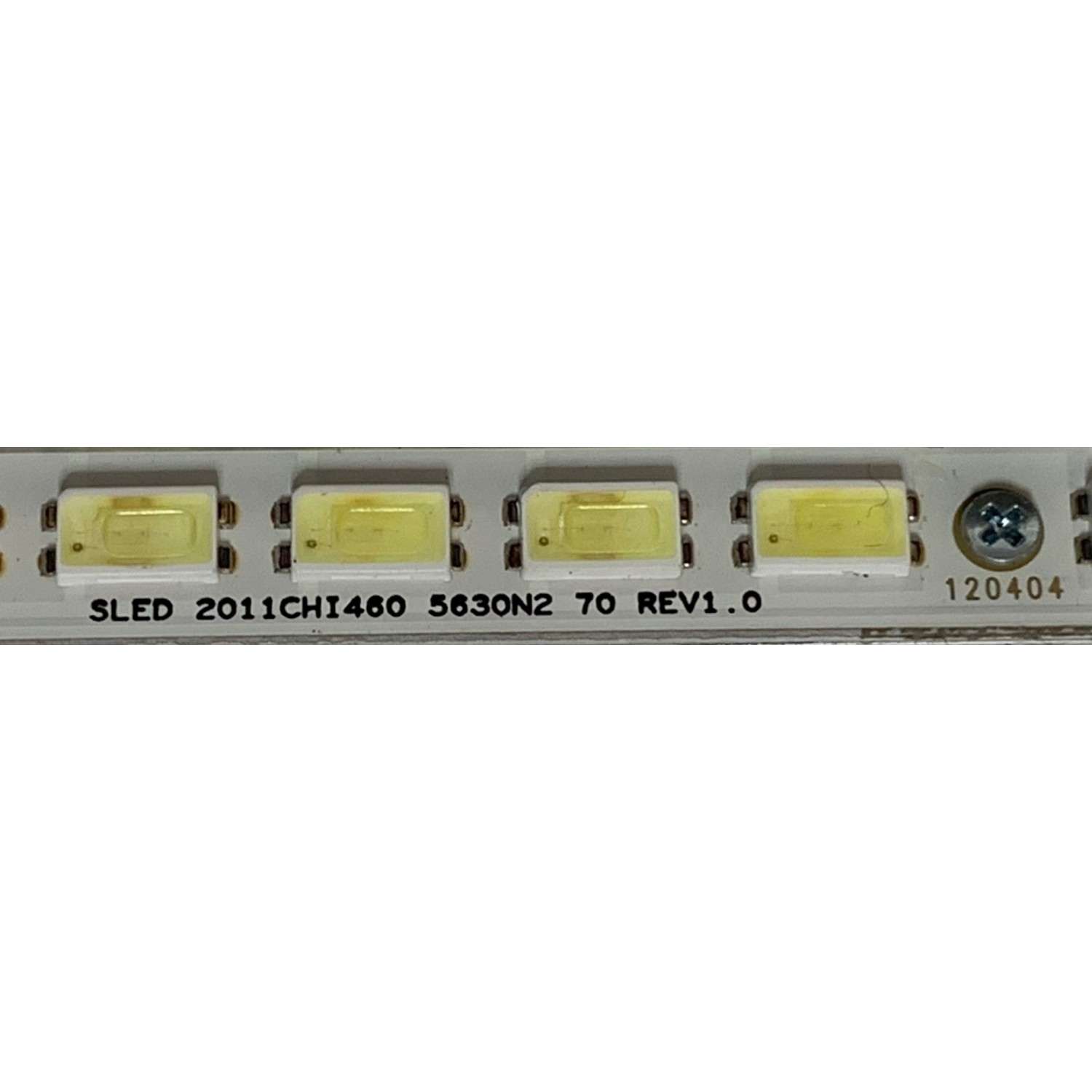 BARRA DE LED PARA TV HISENSE ( 1 PZ ) / NUMERO DE PARTE 2011CHI460 / SLED 2011CHI460 5630N2 / 20120420 / PANEL HE460FFB37/PWW1 / MODELO F46K20E - Imagen 3