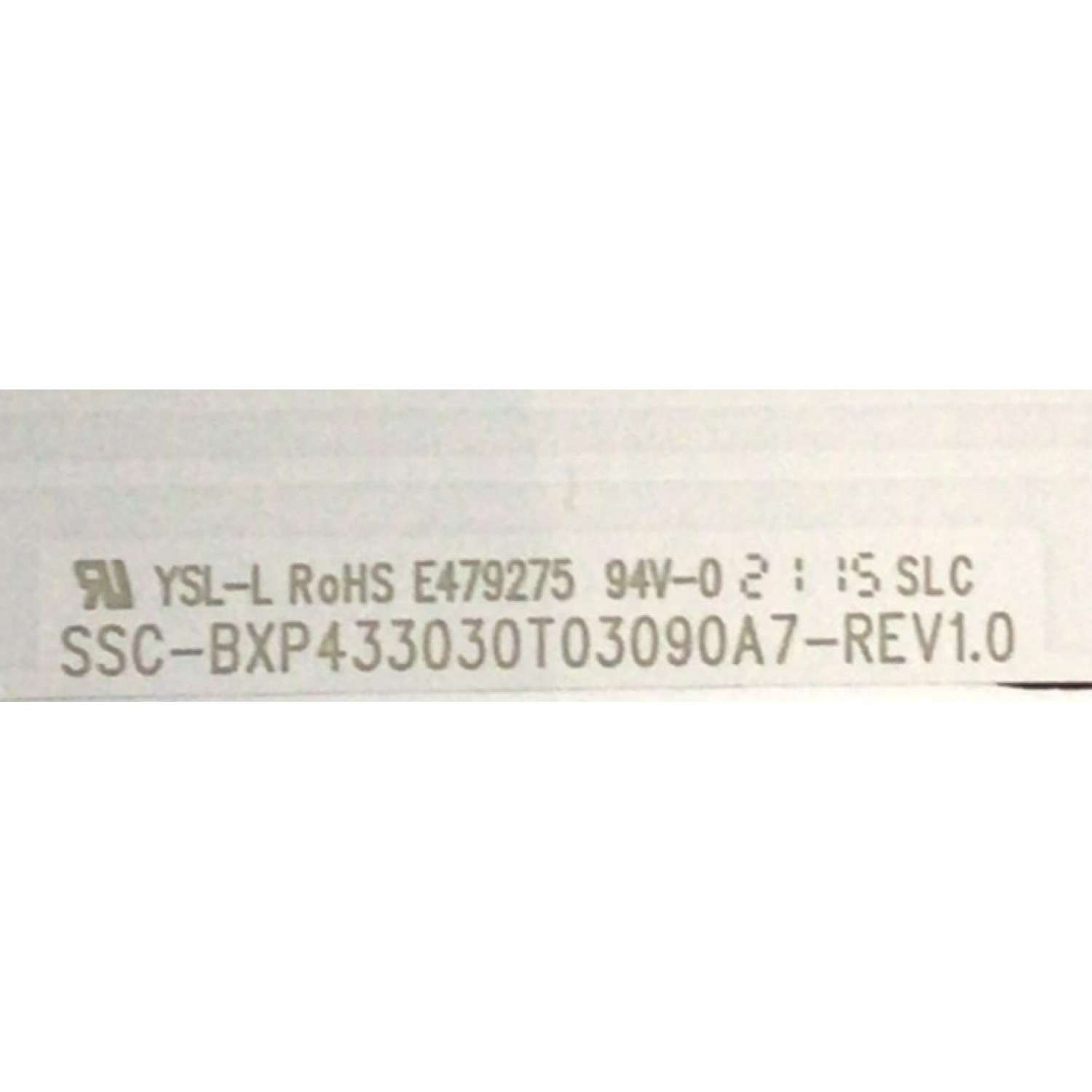 KIT DE LED´S PARA TV INSIGNIA ( 3 PZ ) / NUMERO DE PARTE BXP433030T03090A7 / SSC-BXP433030T03090A7-REV1.0 / E479275 / 09810104FC04 / 50L08J28404CAG18 / PANEL T430QVN03.0 / MODELO 	NS-43F301NA22 - Imagen 3