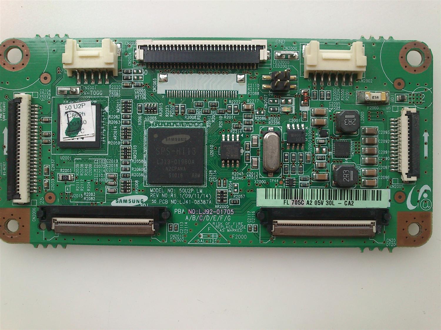 MAIN LOGICA / SAMSUNG LJ92-01705C / LJ41-08387A / 705C / MODELO PN50C450B1DXZA NY02