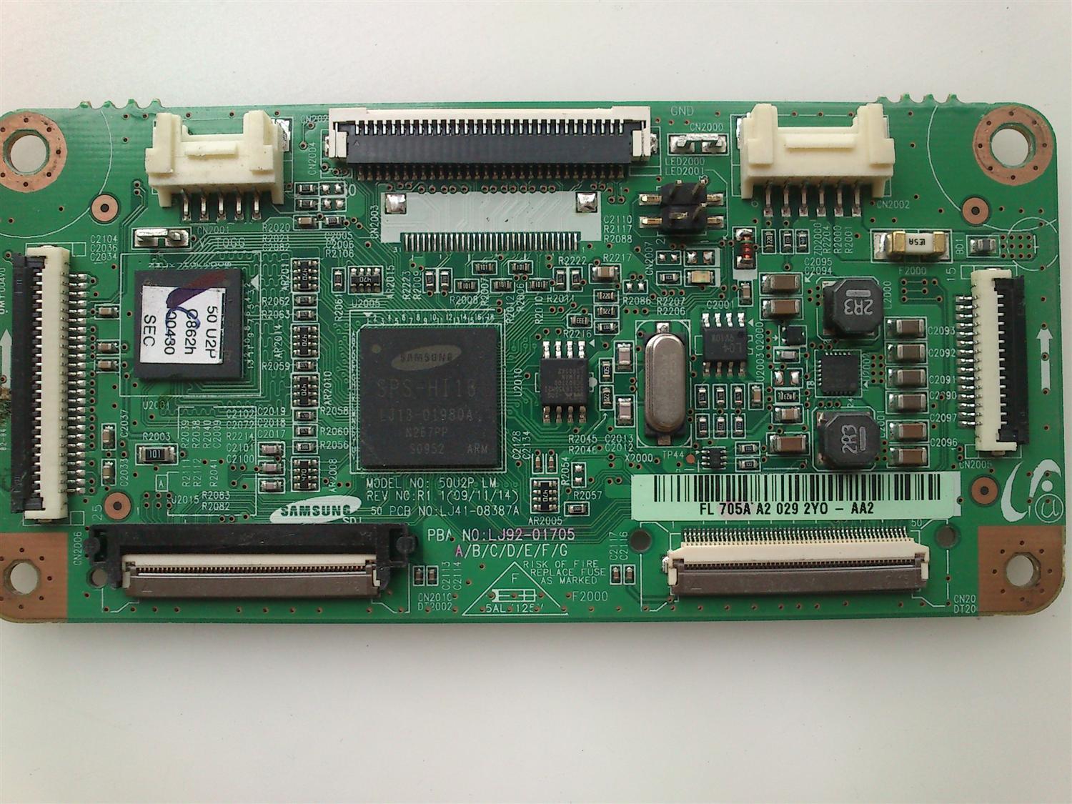 MAIN LOGICA / SAMSUNG BN96-12953A / LJ92-01705A / LJ41-08387A / 705A / MODELOS NS-50P650A11 / PN50C450B1DXZA / PN50C430A1DXZA / PS50C450B1WXXU / PD50VH80